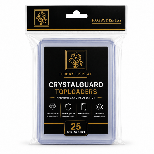 HobbyDisplay – CrystalGuard Toploaders (25 Pack)